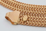 18k Yellow Gold Woven Chain Necklace 29.5 Grams 16 Inch Eb0526owxzsa