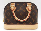 Louis Vuitton Alma Brown Monogram Crossbody Bag Do0525cxzde