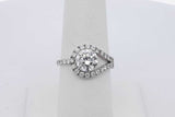 1.87cttw Lab Grown Diamond Ring In 14k White Gold 3.1 Grams Size 7 Eb0826erxsa