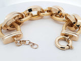 14k Yellow Gold 43.2 Grams Cable Bracelet 10 In Aa0626wzxzsa