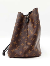 Louis Vuitton Neo Noe Mm Bucket Bag In Monogram Coated Canvas Fw0626exzdu
