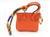 Orange Doggie Bag Holder Mini Bag Charm Do0925cde