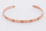 Gucci Icon 18k Rose Gold Cuff Bracelet 8.9 Grams Gucci Size 17 Eb0226erxsa