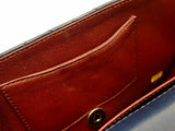Chanel Crossing Times Mini Flap Bag In Navy Blue Quilted Lambskin Fw0125lcxzdu
