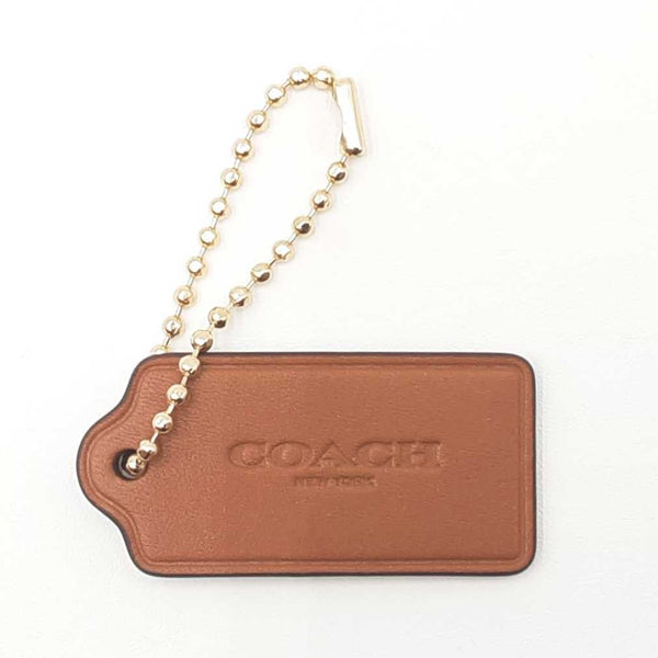 Coach Logo & Star Hang Tag In Brown Leather Fw0725lxdu – Max Pawn