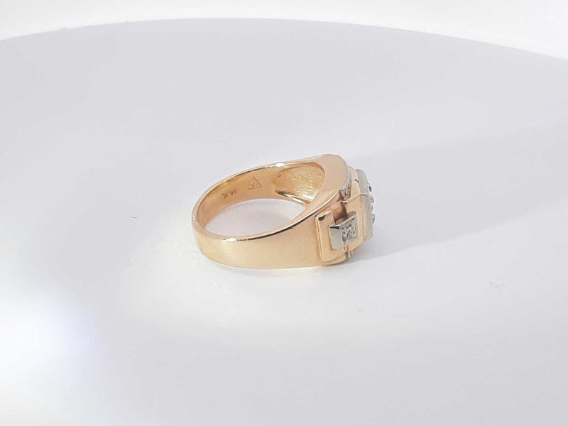 .30ctw Diamonds 14k Yellow Gold 8.3 Grams Ring Size 9.5 Sd0725oizsa