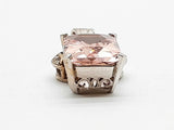 Peach Pink Tourmaline 14k White Gold 5.3g Pendant Do0126orxde