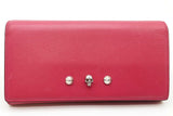 Alexander Mcqueen Fuschia Leather Wallet On Chain Eb0926lorde