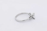 1.33cttw Diamond Ring In 14k White Gold 3.2 Grams Size 9 Eb0525oexzsa