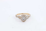 Approx. 0.82ctw Diamond Ring In 14k Yellow Gold 5 Grams Size 6.75 Eb0824rxzdu