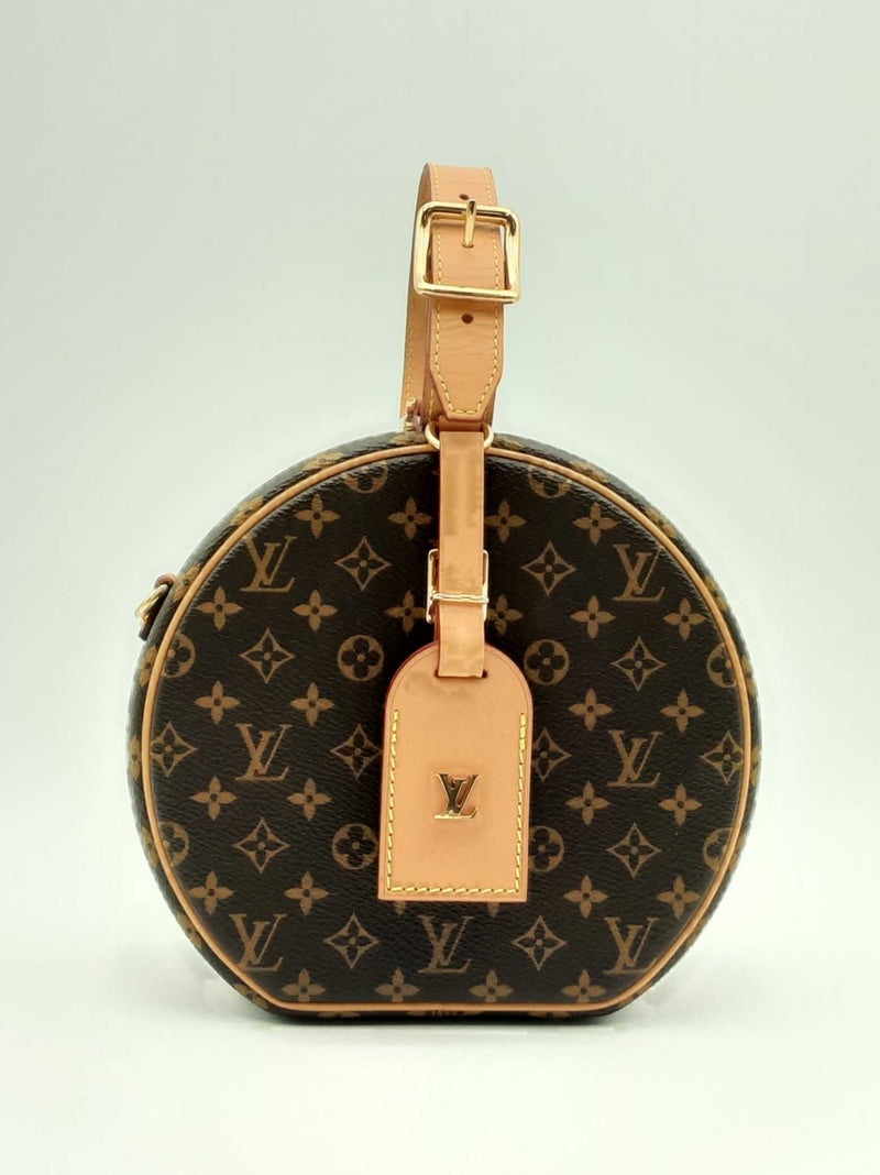 Louis Vuitton Petite Boîte Chapeau Monogram Coated Canvas Handbag Fw1224loxzsa