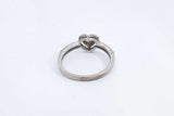 Approx. 0.22ctw Diamond Ring In 925 Sterling Silver 2.1 Grams Size 7 Eb0624oxsa