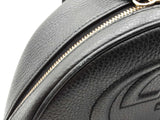 Gucci Soho Interlocking G Rucksack Black Pebbled Leather Backpack Fw0425wzxdu