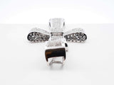 7.24 Cttw Diamond & 14k White Gold Cross Pendant 27.6 Grams Fw0725orzxdu