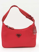 Prada Tessuto Red Nylon Re-edition Shoulder Bag Eb0826wordu