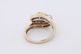 1.06cttw Diamond 14k Yellow Gold Ring 6.4 Grams Size 7.25 Eb0626ixzsa