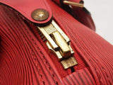 Louis Vuitton Speedy Red Epi Leather Handbag Sd1025wzxsa