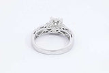 0.81cttw Diamond Ring In 14k White Gold 5.4 Grams Size 7.25 Eb0126sxzdu