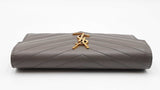 Yves Saint Laurent Monogram Grain De Poudre Embossed Flat Wallet Sd0226wzxdu