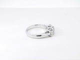 0.88 Cttw Diamond & 14k White Gold Engagement Ring 4.1g Size 5.75 Fw0326rrzdu