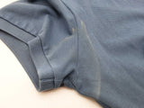 Moncler Logo Patch Slate Blue Polo Shirt Size L Do0926rxde