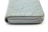Chanel Camellia Studded Leather Zip Around Wallet Eb0926lxzde