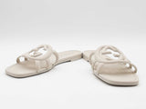 Gucci Interlocking G Summer Sandal Gray Size 38 Aa0726lrzsa