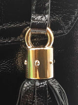 Gucci Small Soho Disco Bag In Black Vernice Naplack Fw0426prxdu