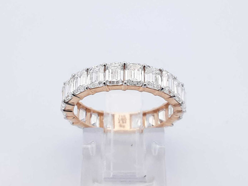 4.34 Cttw Lab-grown Diamond & 14k Yellow Gold Ring 2.4 Gram Size 6.5 Fw0725ecrdu