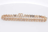 5.7ctw Diamond Tennis Bracelet In 14k Yellow Gold 15.2 Grams 7 Inch Eb0625orzxsa