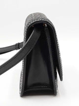 Burberry Mini Tb Crossbody In Black Monogram Quilted Lambskin Fw0326oxzdu