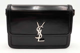Yves Saint Laurent Solferino Black Patent Leather Crossbody Bag Eb0426ixzsa