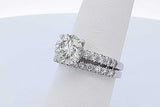 2.32cttw Diamond Ring In 10k White Gold Ring 5.1 Grams Size 6.5 Eb0826lxxzde