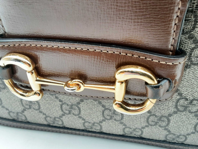 Gucci Horsebit 1955 Beige Shoulder Bag Aa0425pzxsa