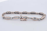 Approx. 3.19ctw Diamond Bracelet In 10k Yellow Gold 8.3 Grams 6 Inch Eb1124rxzsa