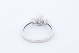 1.36cttw Lab Grown Emerald Cut Diamond Ring 14k White Gold Size 6.75 Eb0726iorde