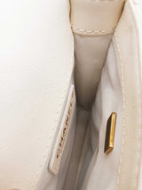 Chanel White Quilted Leather City School Flap Crossbody Bag Eb0326lerxde