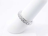 1.95 Cttw Diamond & 14k White Gold Wedding Band 4.9 Grams Size 6.75 Fw0926orxdu