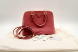 Prada Pink Saffiano Promenade Leather Shoulder Bag Lh0125rxzde