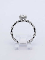 1.93 Cttw Diamond & 14k White Gold Engagement Ring 4.0 Gram Sz 8.75 Fw1124lixzdu