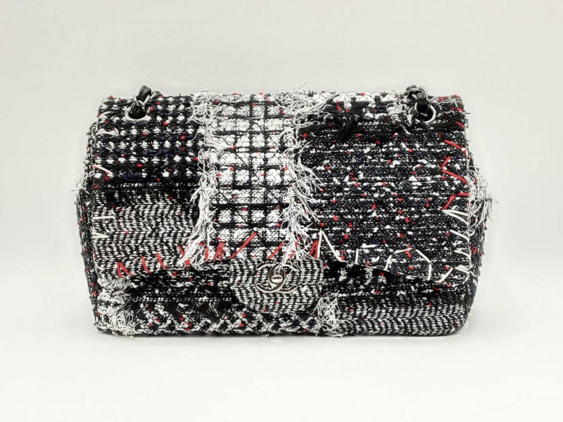 Chanel Classic Jumbo Flap Bag In Multicolor Tweed Fw0325przxdu