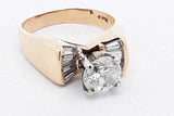 1.24cttw Diamond Ring In 14k Yellow Gold 5.8 Grams Size 5 Eb0826ssxsa