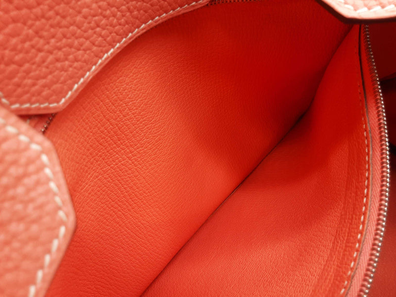 Hermes Birkin 35 Rose Tea Pink Clemence Palladium Handbag Do0825wxzxde