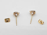 2.3 Cttw Lab Grown Diamonds 14k Yellow Gold 1.2g Stud Earrings Do0826poxde
