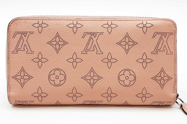 Louis Vuitton Pink Mahina Monogram Perforated Leather Zippy Wallet Eb0725wxzde