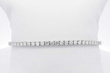 4.2cttw Lab Grown Diamond Tennis Bracelet 14k White Gold 6.5g 7 In Eb0326lwxzsa