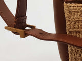Yves Saint Laurent Mini Raffia & Leather Shoulder Bag Eb0126lxxzde
