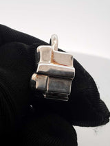 Tiffany & Co. Gift Box Padlock Charm In 925 Silver 17.2 Gram 18 Inch Fw1026lrxdu