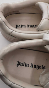 Palm Angels Palm Beach University White Sneakers Size 44 Eb1225rxdu