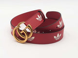 Gucci 406831 Gucci X Adidas Gg Marmont Belt Red Size 34 Aa0925lrzsa
